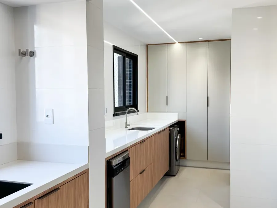 Apartamento - Cozinha e área de serviço